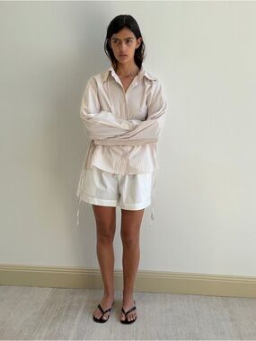 Deiji Studios Room Shirt - Dusty Stripe Size L
